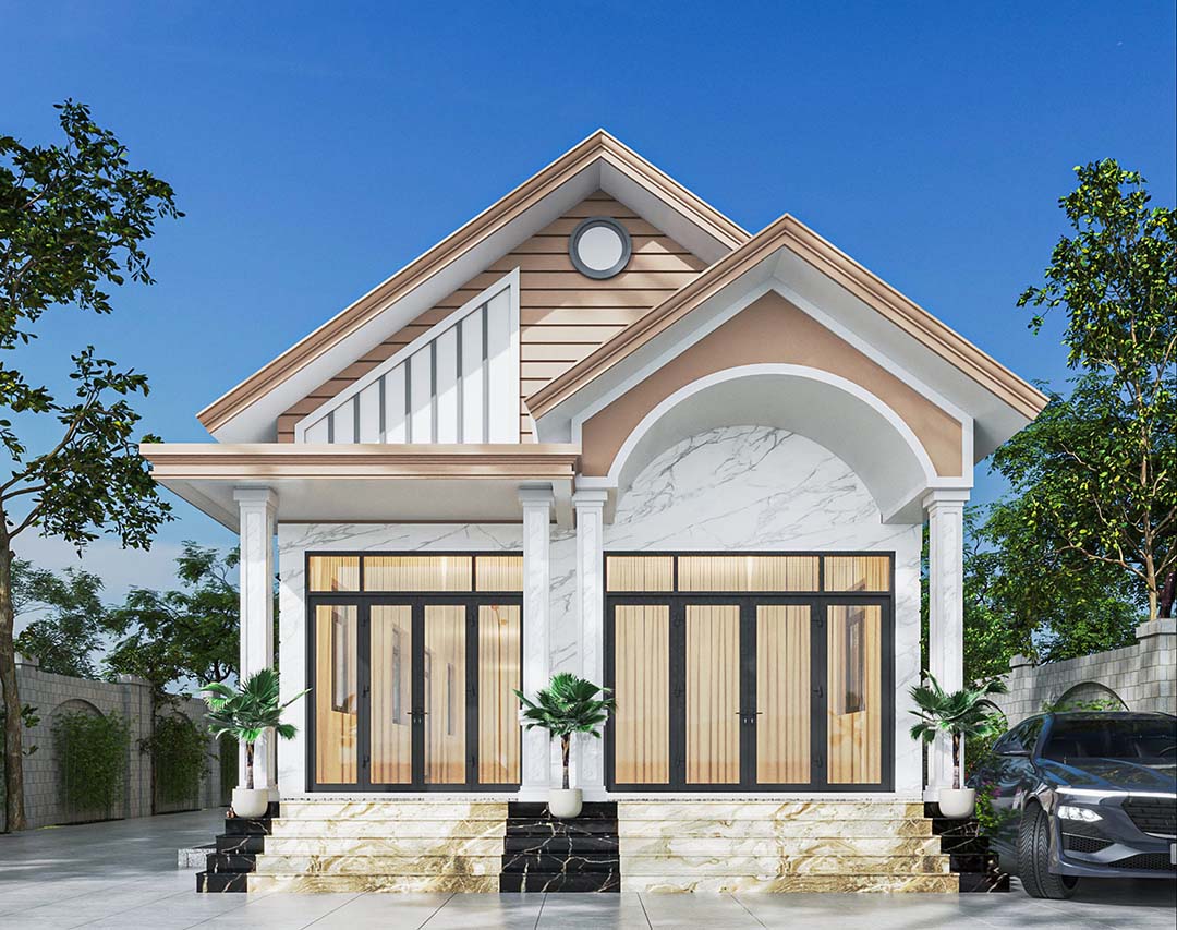 Xây nhà cấp 4 mái thái