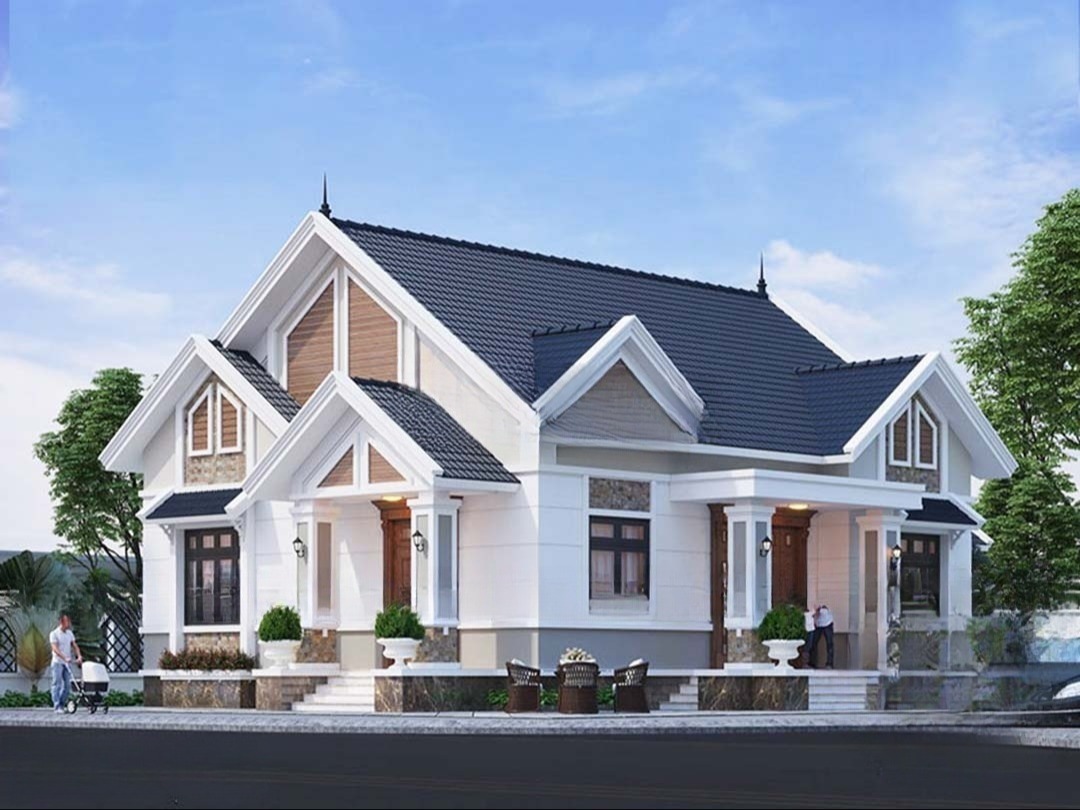 Mẫu nhà cấp 4 gác lửng
