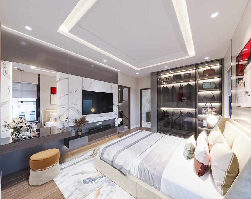 Không gian nội thất phòng ngủ