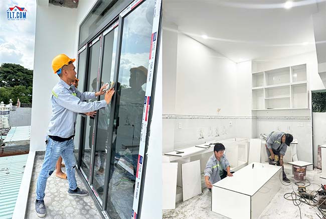 Thi công xây nhà phần hoàn thiện