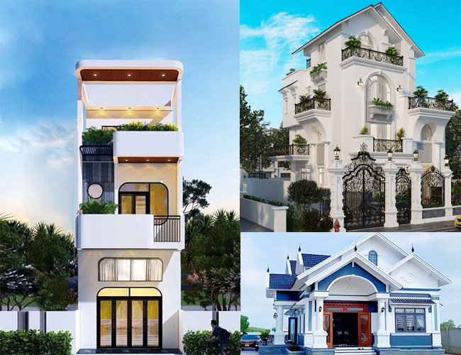 Các mẫu nhà đẹp hiện đại phổ biến