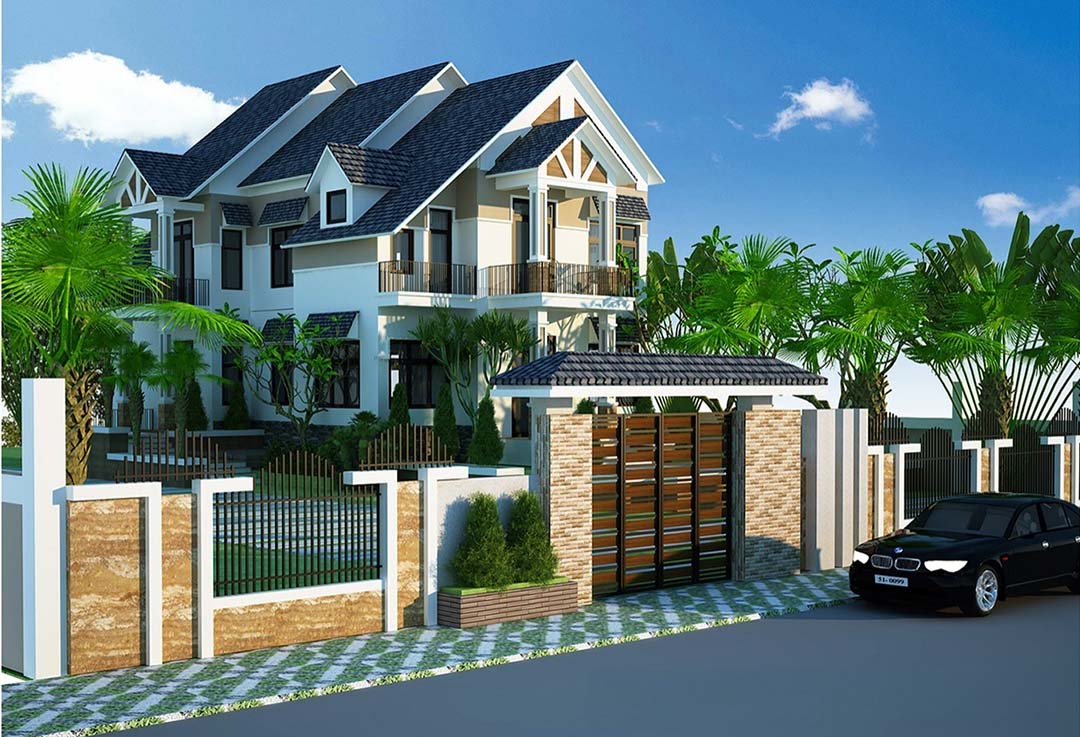 Xây nhà Hậu Giang mẫu biệt thự sang trọng
