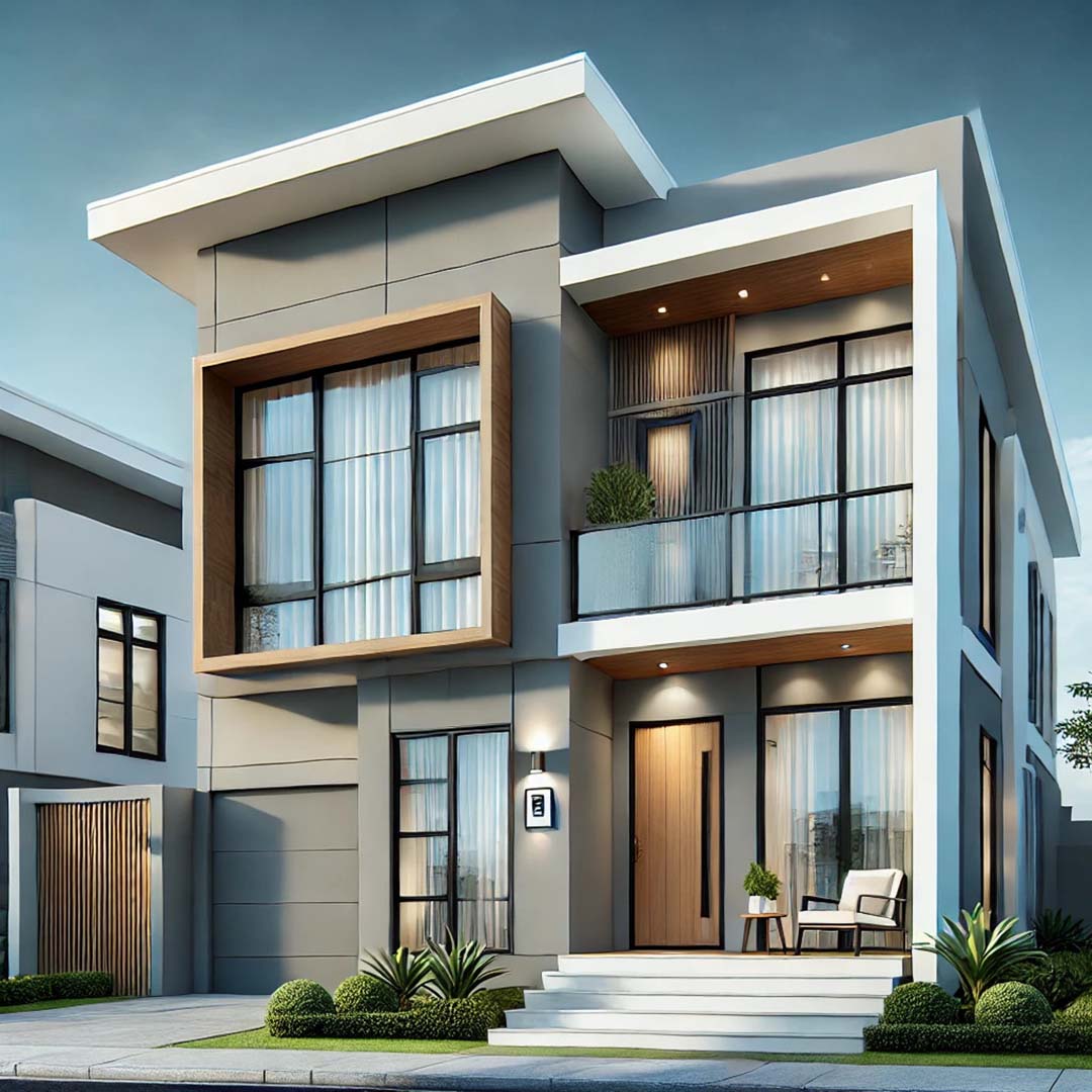 Mẫu nhà 1 trệt 1 lầu 3 phòng ngủ