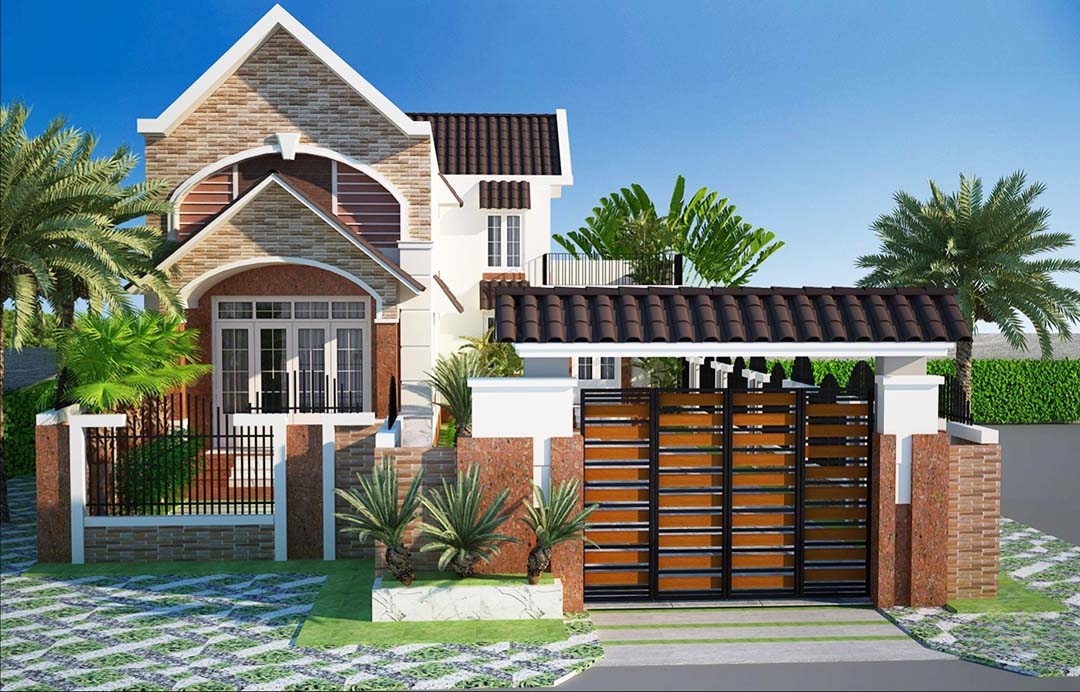 Xây nhà 1 trệt 1 lầu tại Hậu Giang