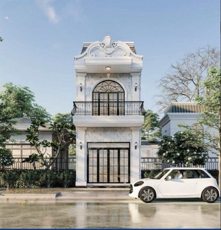 Mẫu nhà phố tân cổ điển