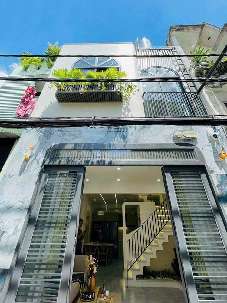 Hình thực tế mẫu nhà 1 trệt 1 lầu 6x15m