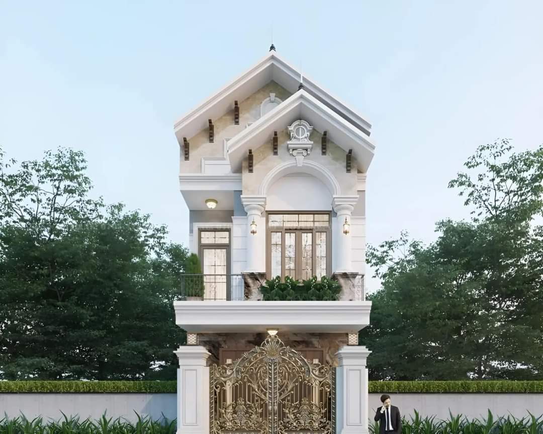 Mẫu nhà 2 tầng mái thái