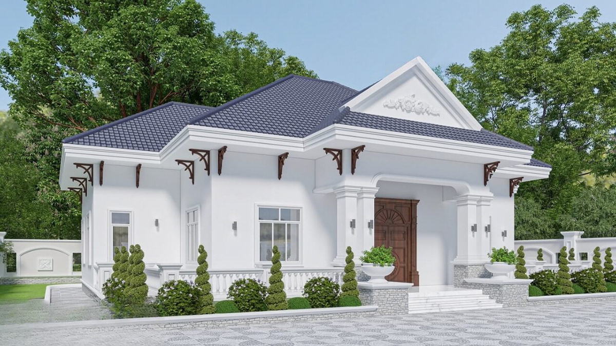 Nhà cấp 4 mái nhật