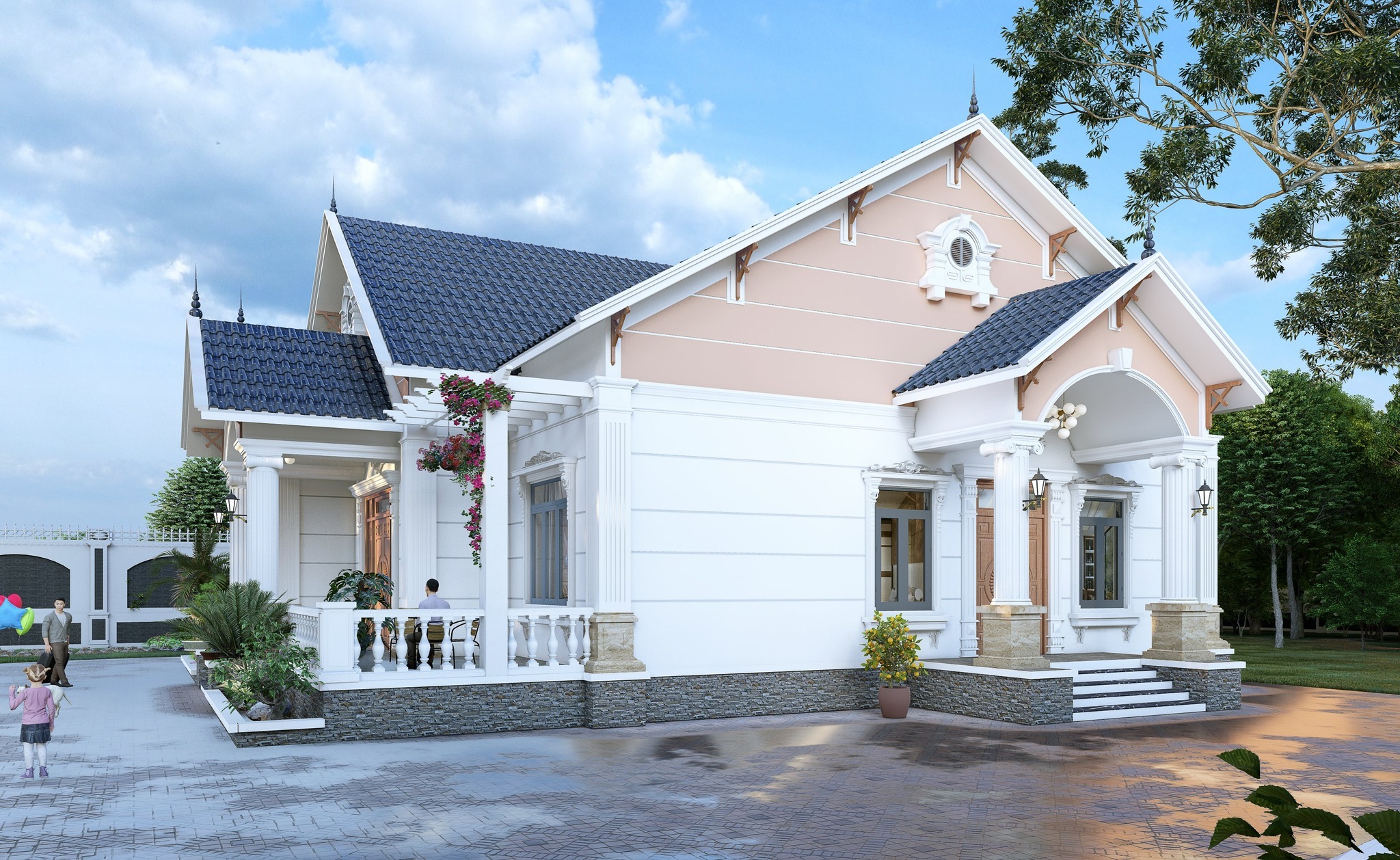 Nhà cấp 4 mái Thái