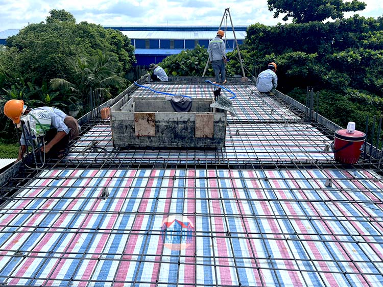 xây thô_đổ bê tông