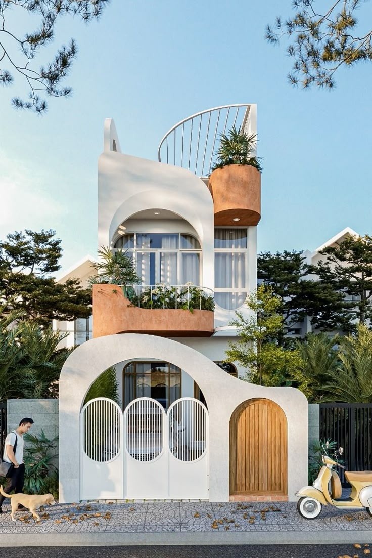 Mẫu 3D nhà 2 tầng