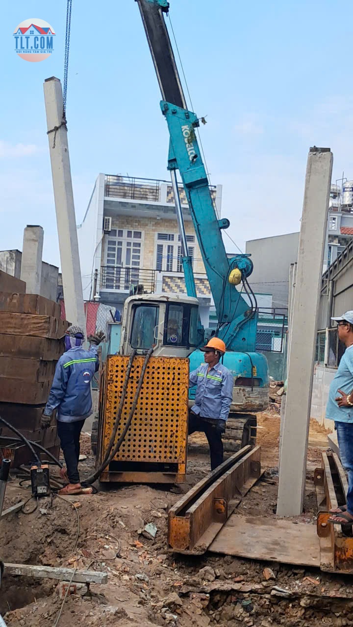 Thi công ép cọc