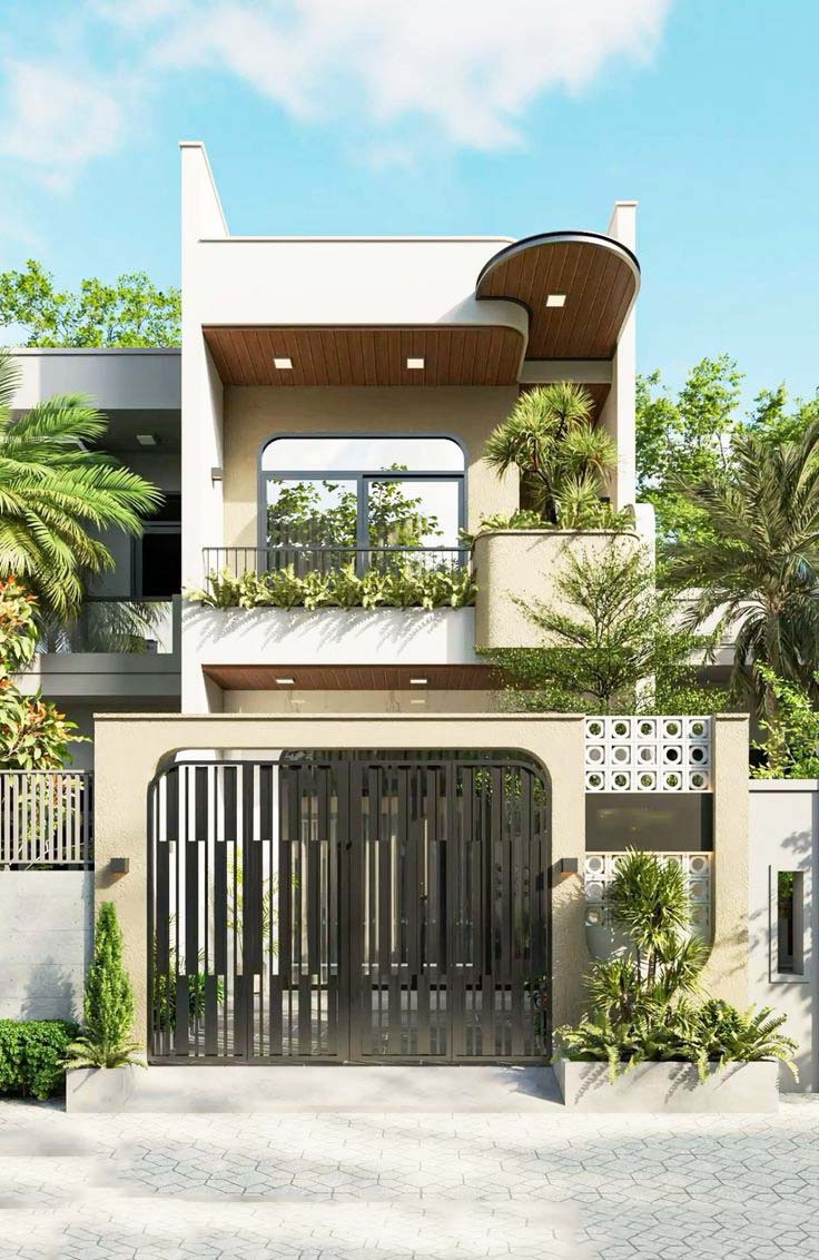 Nhà 1 trệt 1 lầu 5x15m