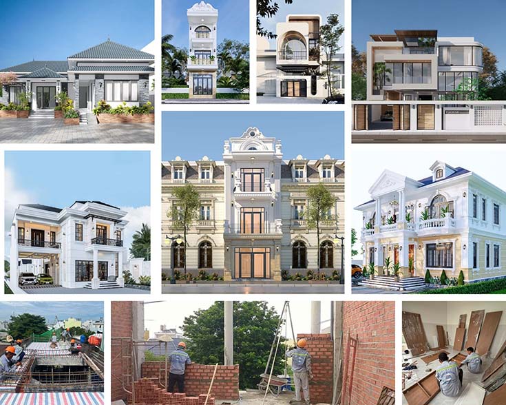 Thiết kế thi công xây dựng nhà tại châu thành