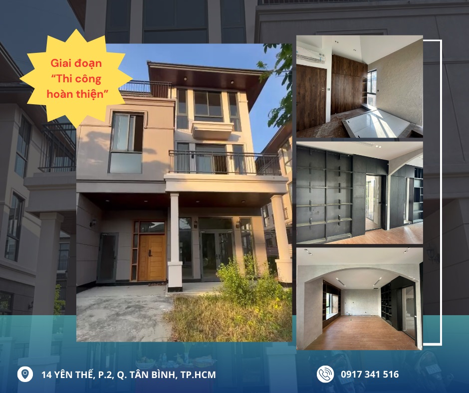 Giai đoạn thi công xây dựng phần hoàn thiện