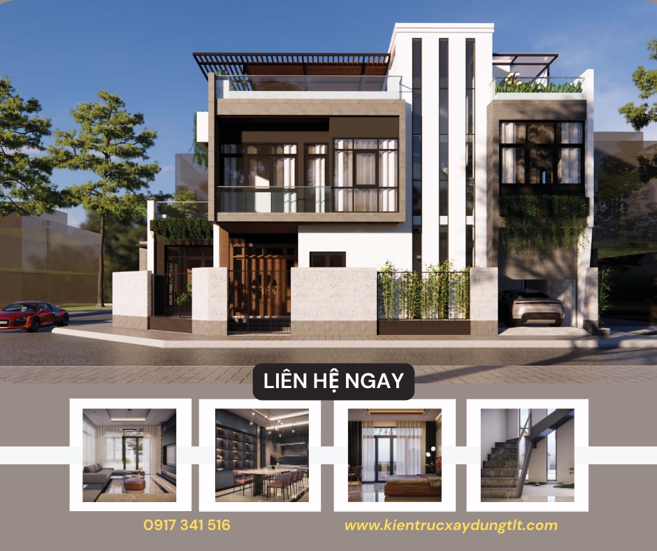 Mẫu 3D hoàn thiện villa