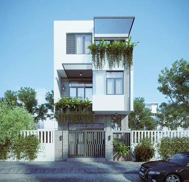 Mẫu nhà phố 80m2