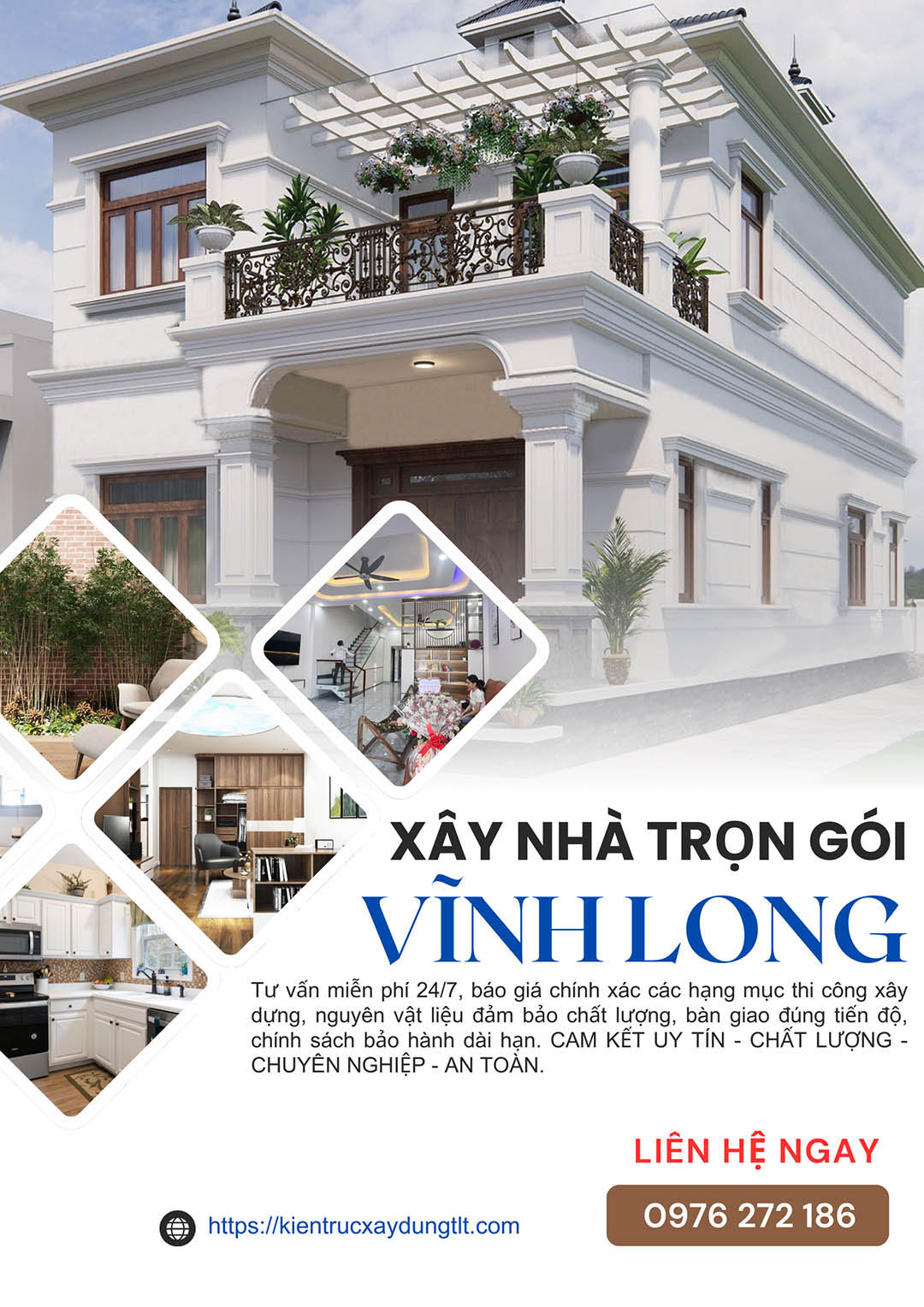 Xây nhà trọn gói tại Vĩnh Long