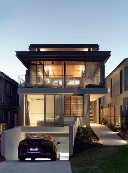 Mẫu nhà 2 tầng 1 hầm