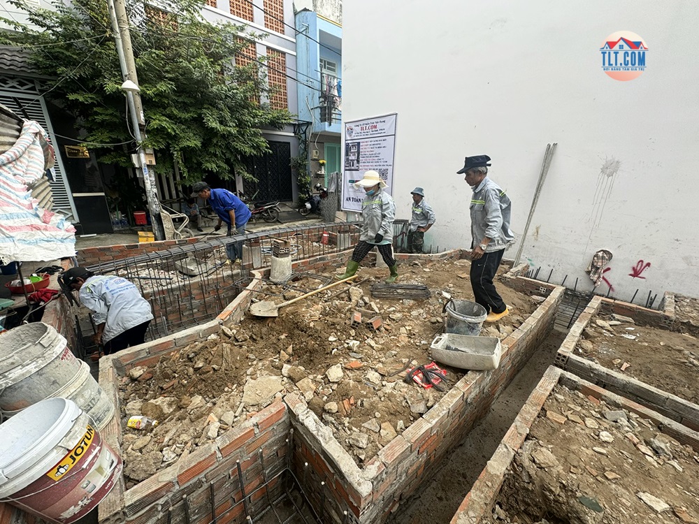 Xây thô nhà phố