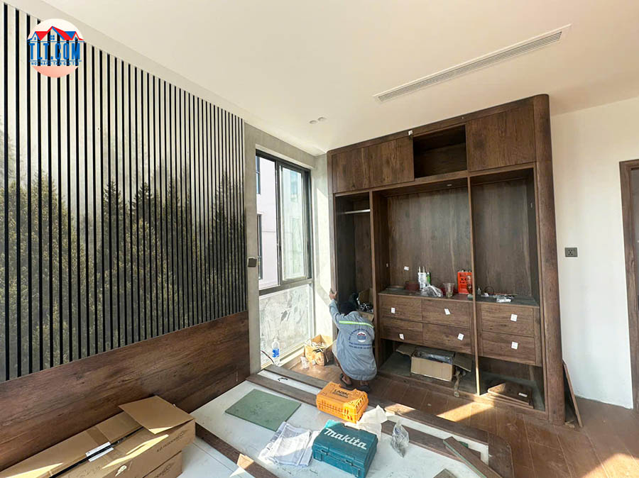 Thi công hoàn thiện biệt thự Nhà Bè