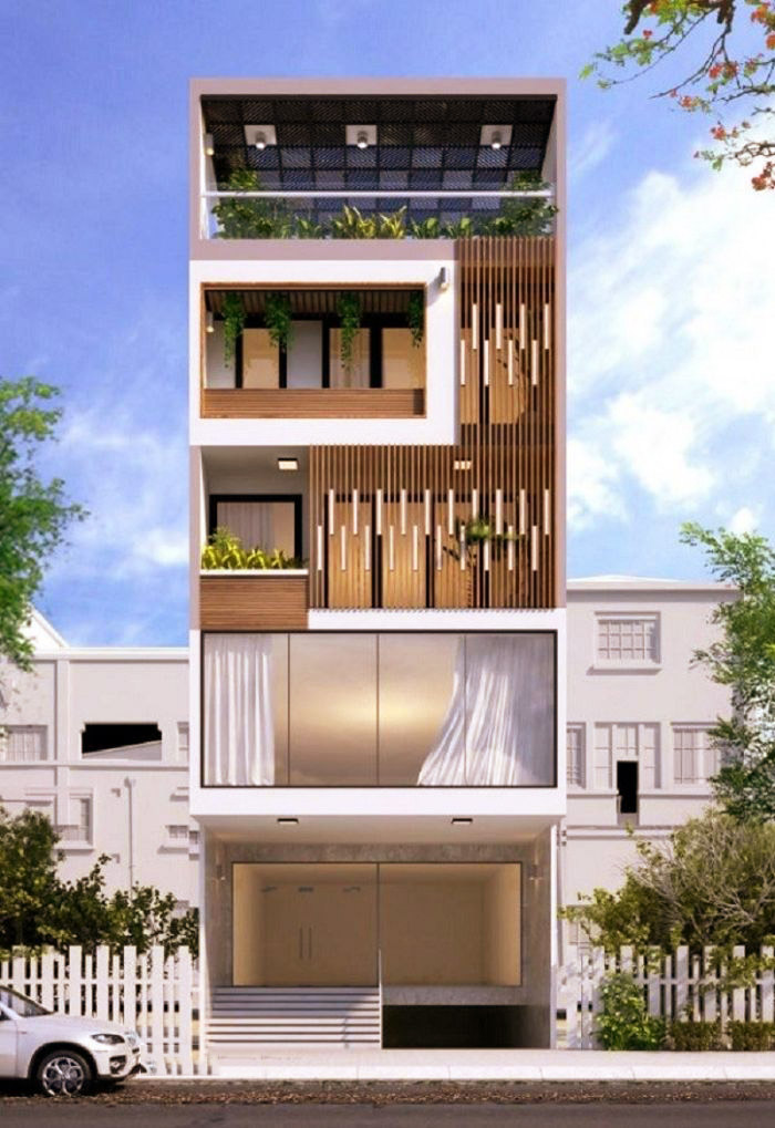 Thiết kế mẫu nhà có tầng hầm đẹp