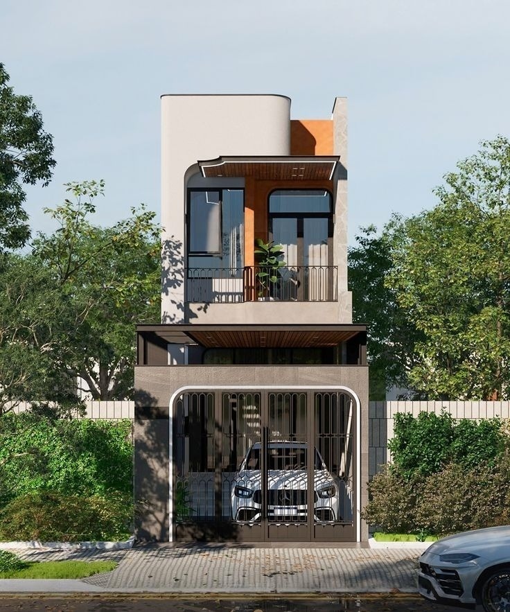 Xây nhà trọn gói tại Thạnh Hóa - Nhà 1 trệt 1 lầu