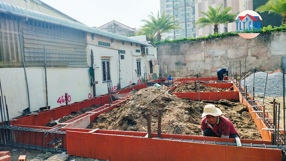 Thi công xây nhà phần thô