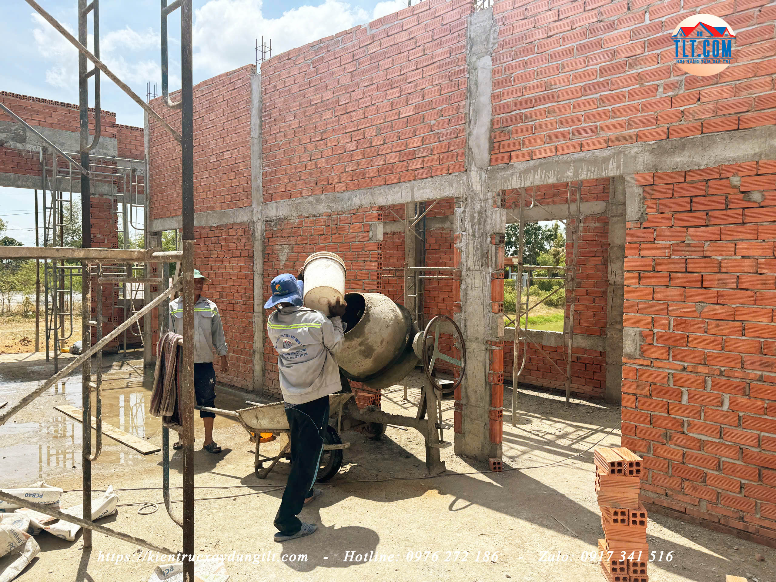 dịch vụ xây nhà phần thô