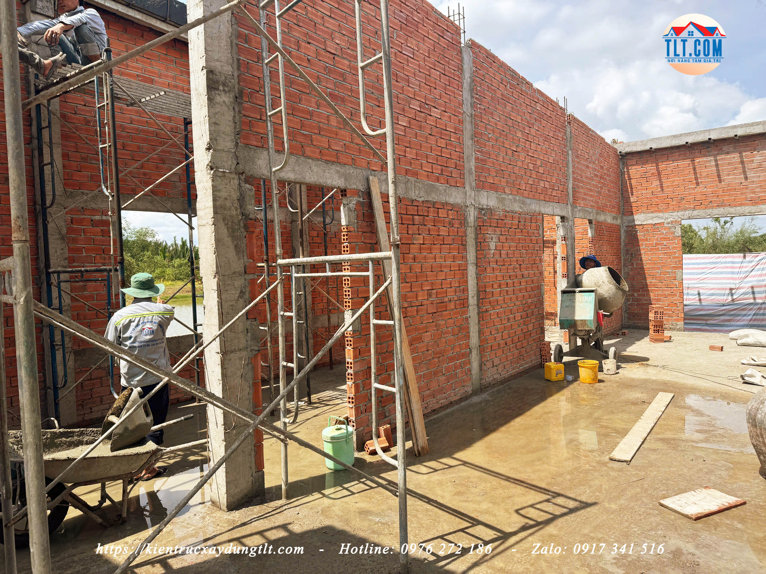 Xây nhà cấp 4 phần thô