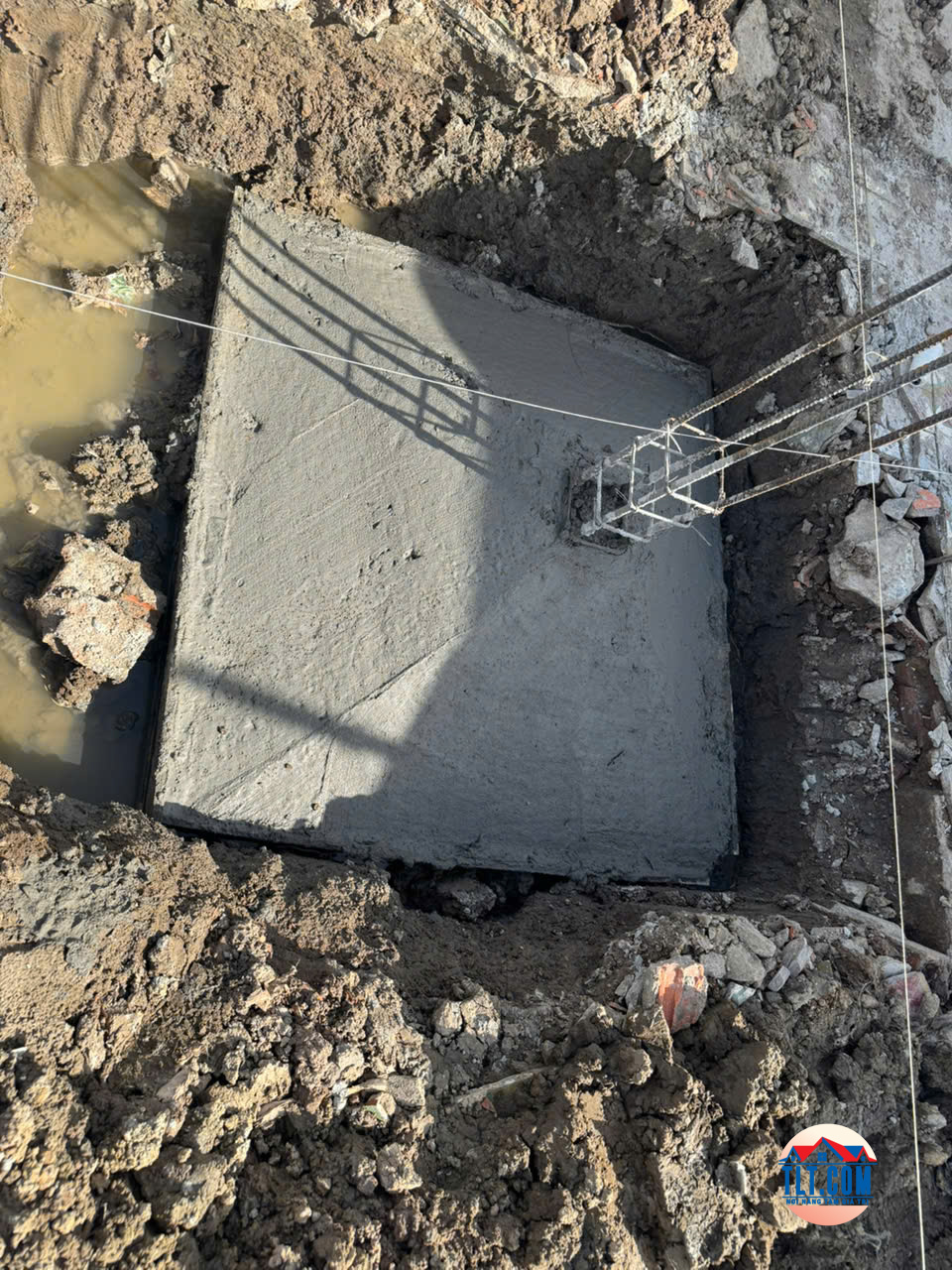 Thi công móng đơn - xây nhà cấp 4