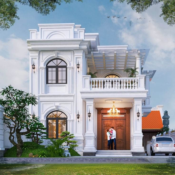 Xây nhà 2 tầng tại Định Quán