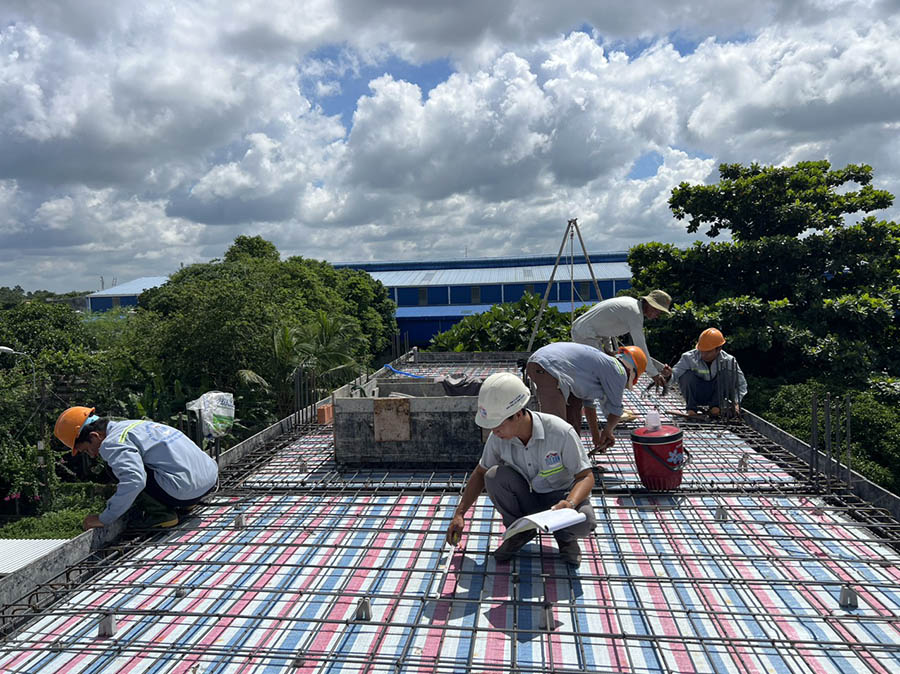 Thi công xây dựng nhà phần thô