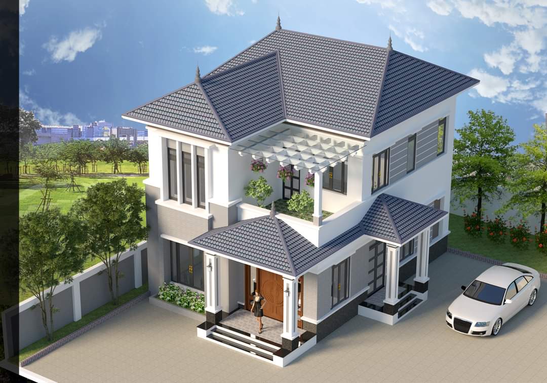 Xây nhà biệt thự tại phường bình tiên