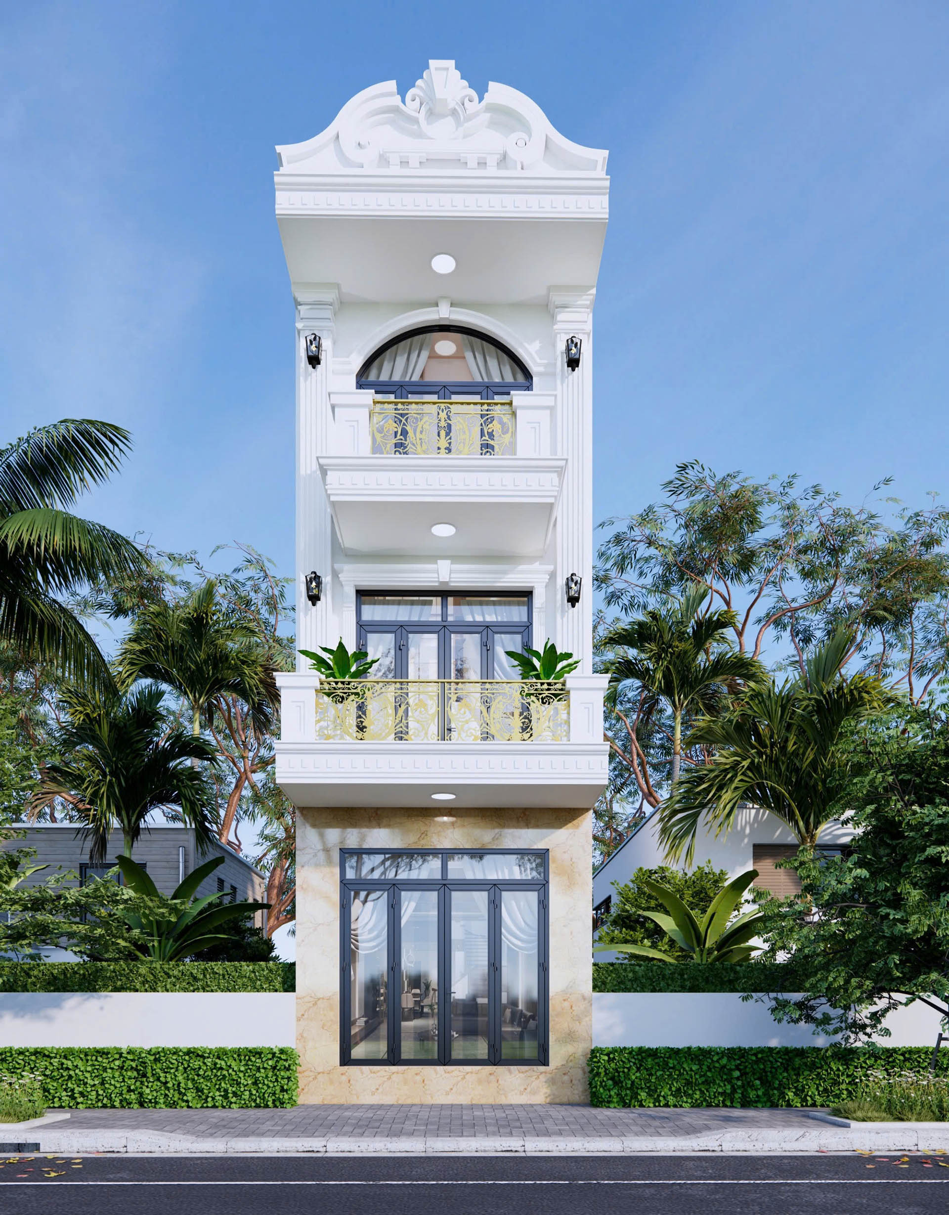 Mẫu nhà tân cổ điển