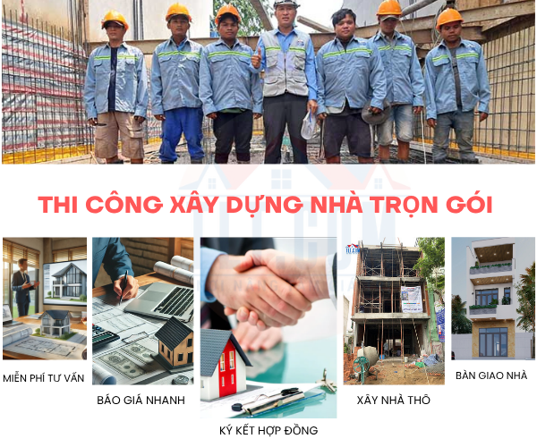Dịch vụ xây nhà trọn gói tân sơn hòa