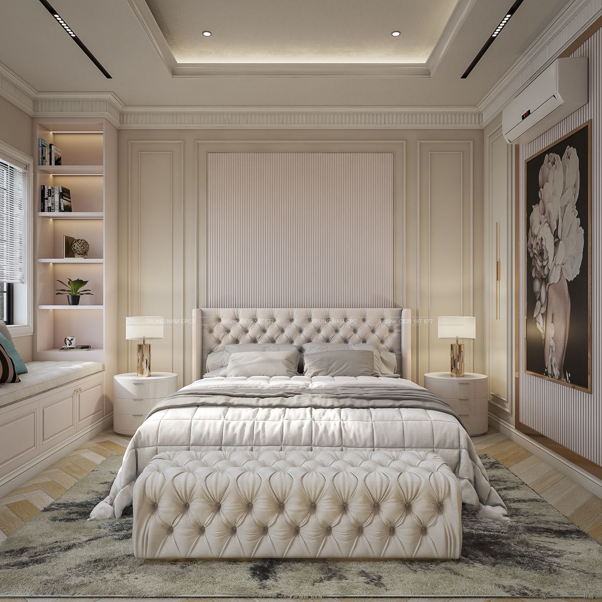 Phòng ngủ tân cổ điển