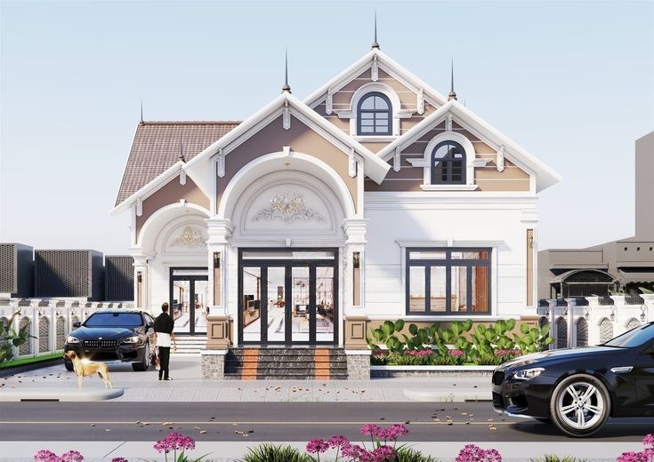 Mẫu nh&agrave; m&aacute;i th&aacute;i