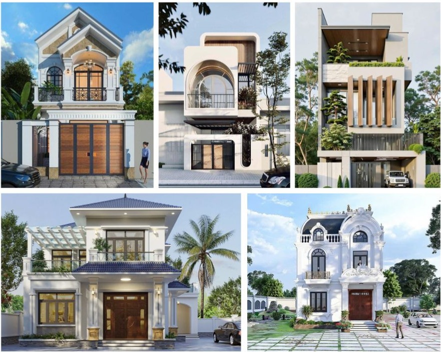 Mẫu nhà 1 trệt 1 lầu