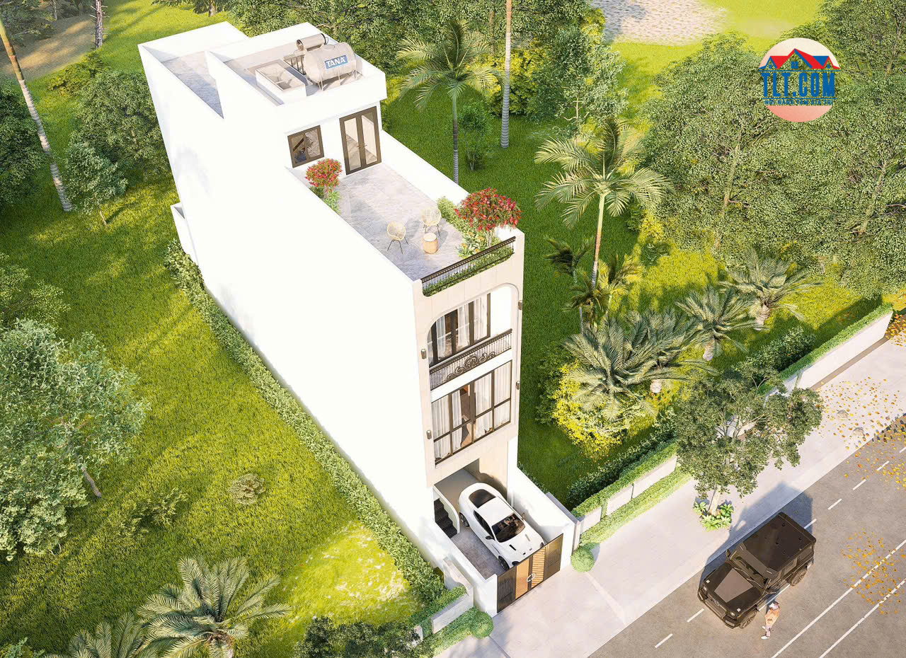 phối cảnh 3D kiến trúc nhà