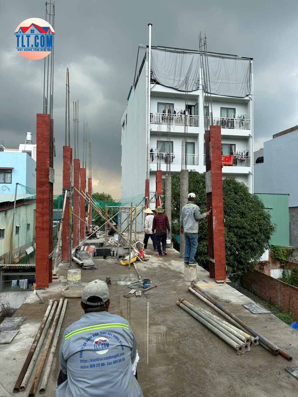 xây nhà phần thô