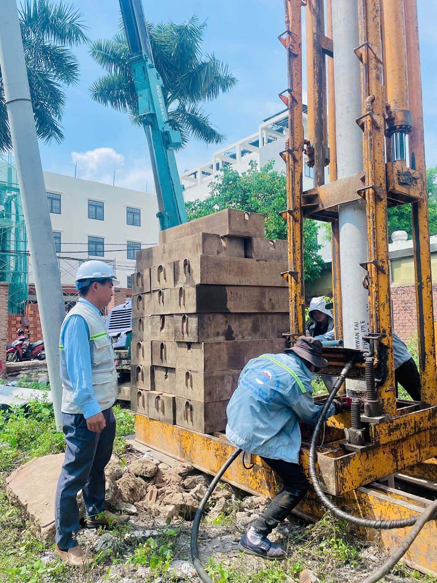 thi công ép cọc