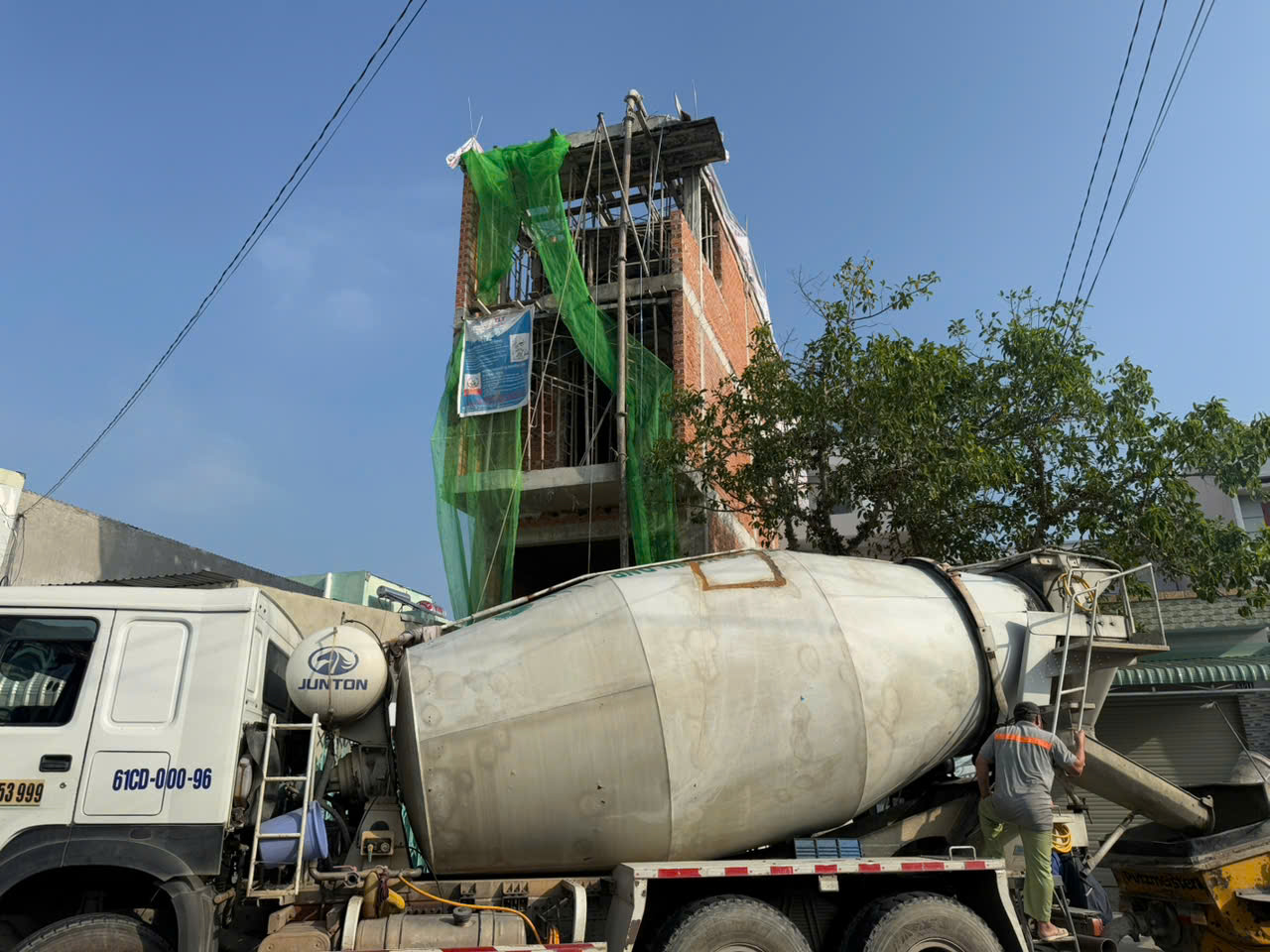 Thi công xây nhà phần thô