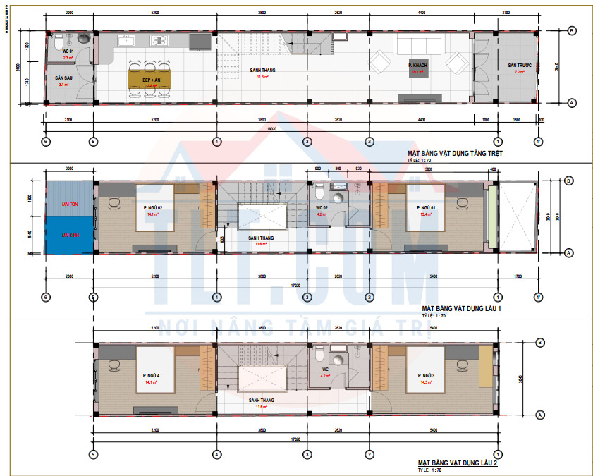 bản thiết kế mặt bằng nh&agrave;