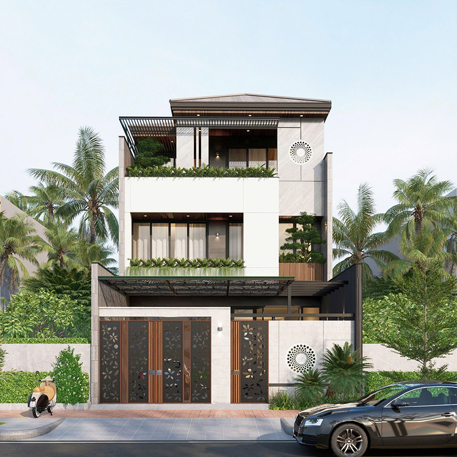 Biệt thự m&aacute;i Nhật