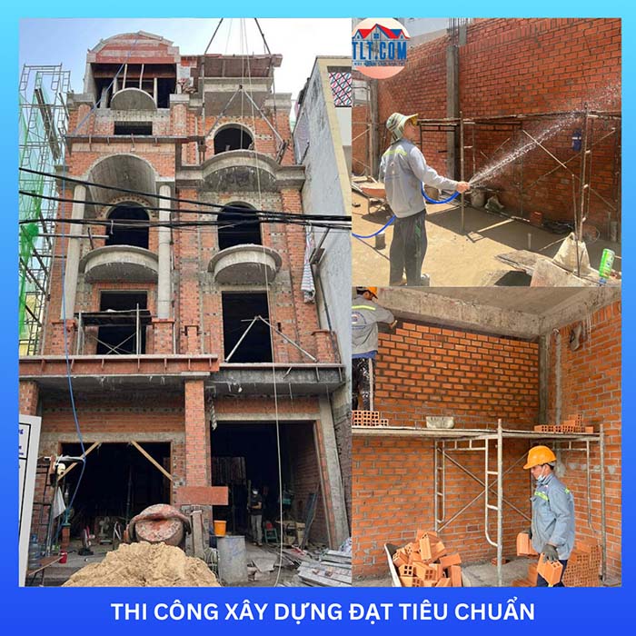 thi công đúng tiêu chuẩn