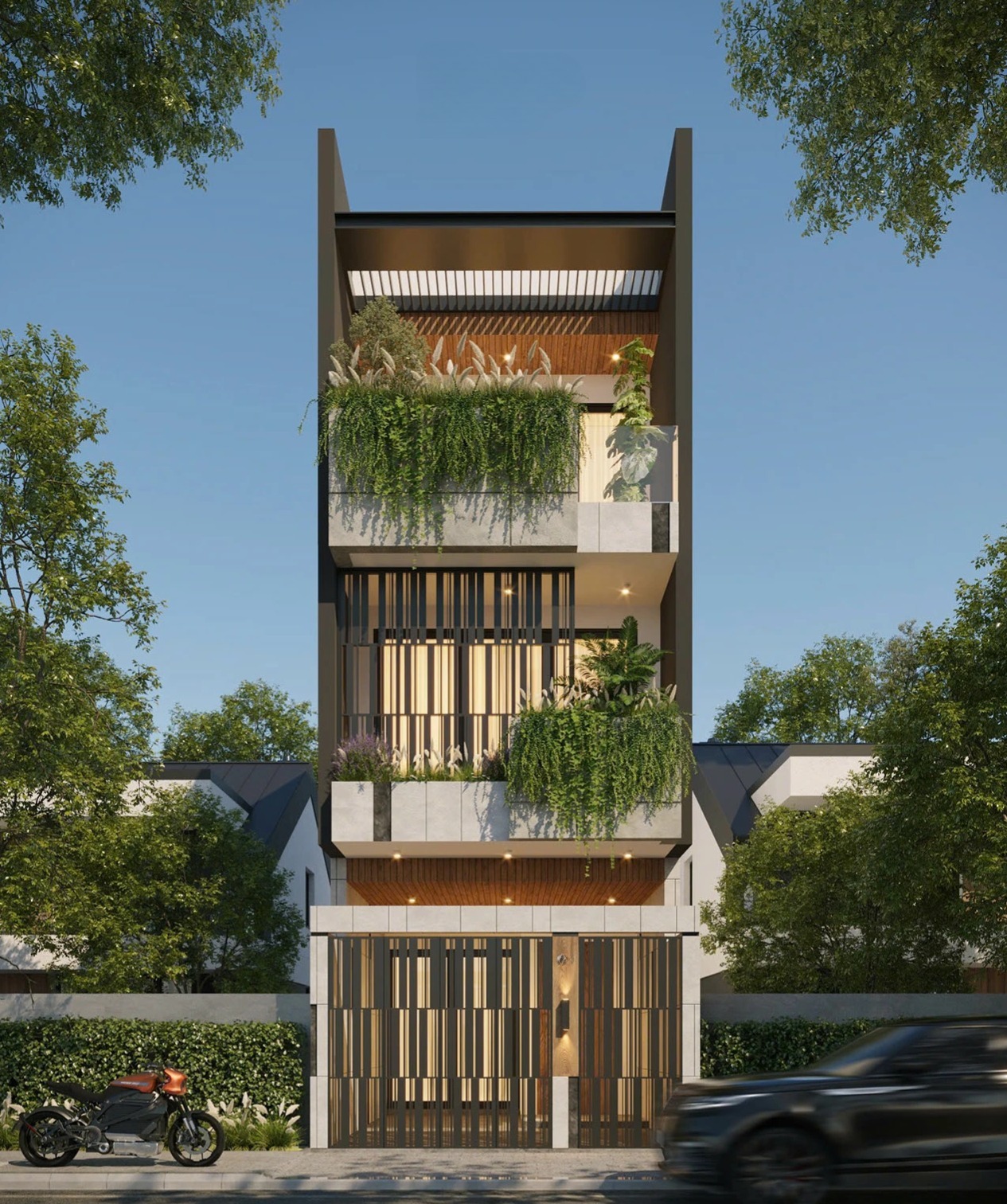 Nhà phố 4x15m