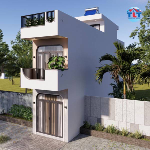 Nh&agrave; phố 3 tầng hiện đại