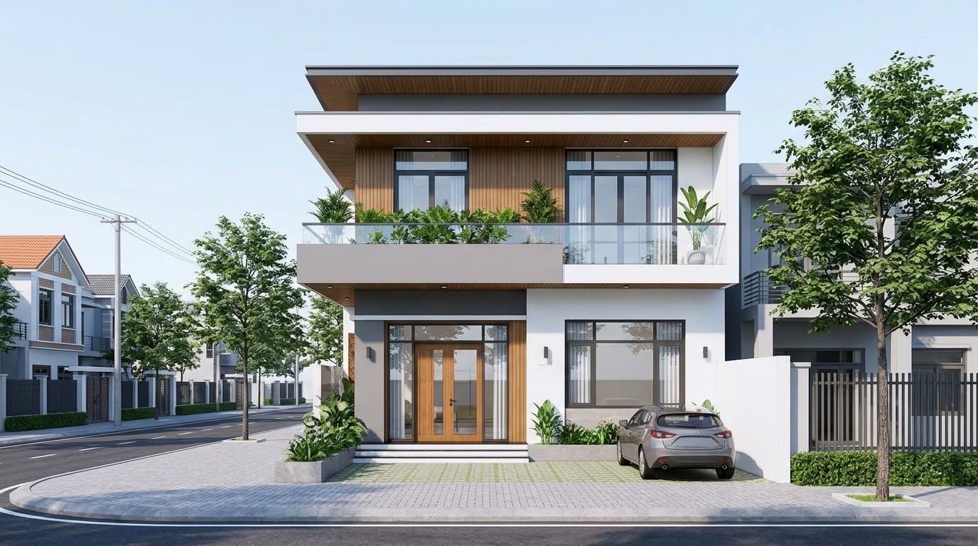 Nh&agrave; 1 trệt 1 lầu
