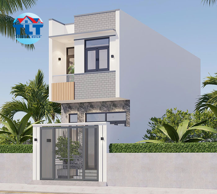 thiết kế kiến tr&uacute;c nh&agrave; 1 trệt 1 lầu